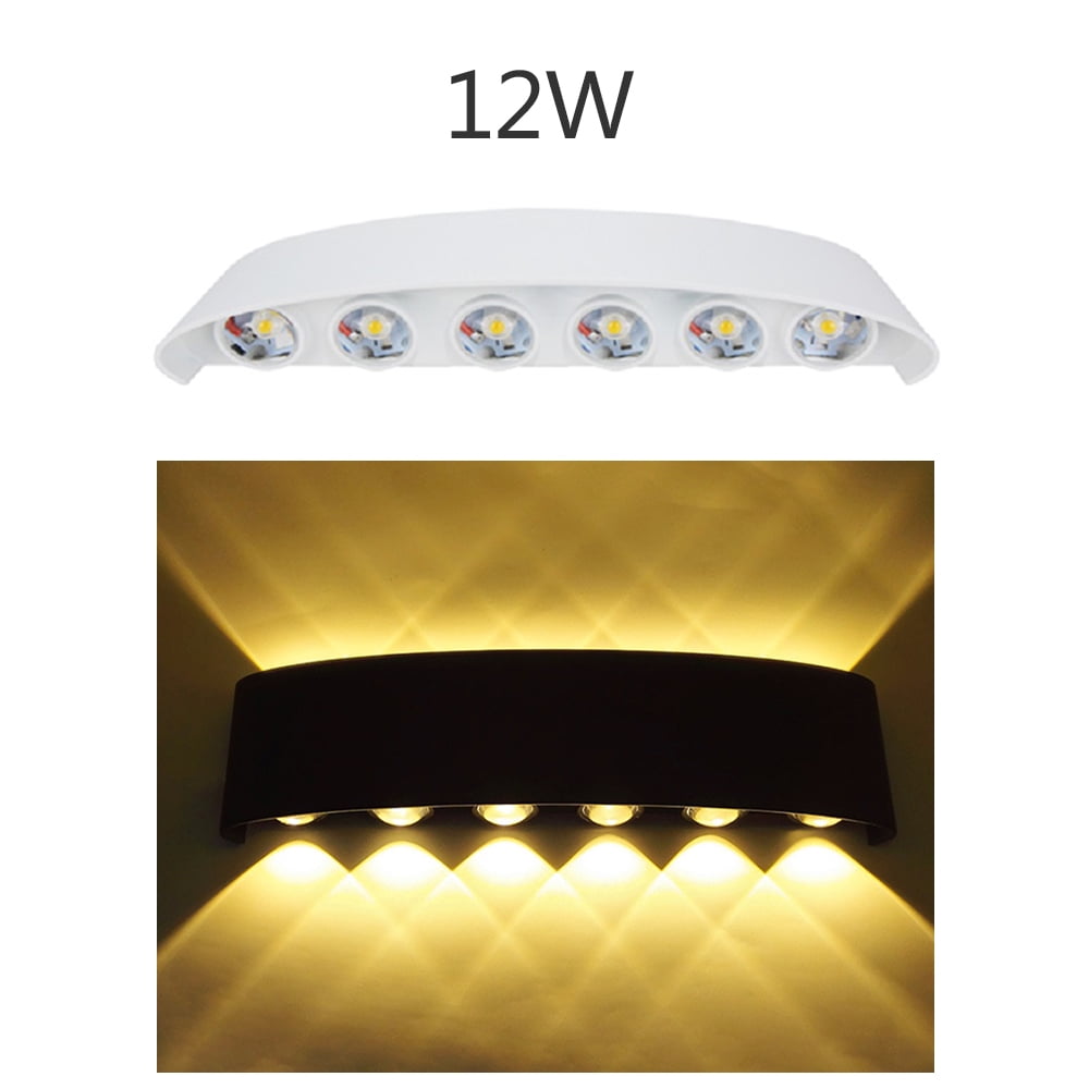 Details about   Modern Sconce Outdoor Indoor LED Wall Lamp Garden Corridor Hallway Up Down Light 