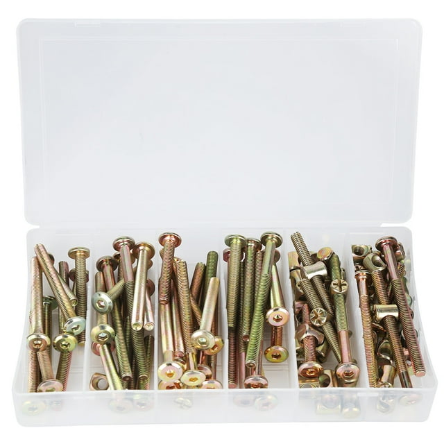 Screw Assortment Kit,100 Pcs Screw Nut Nut Screw Smooth Operation