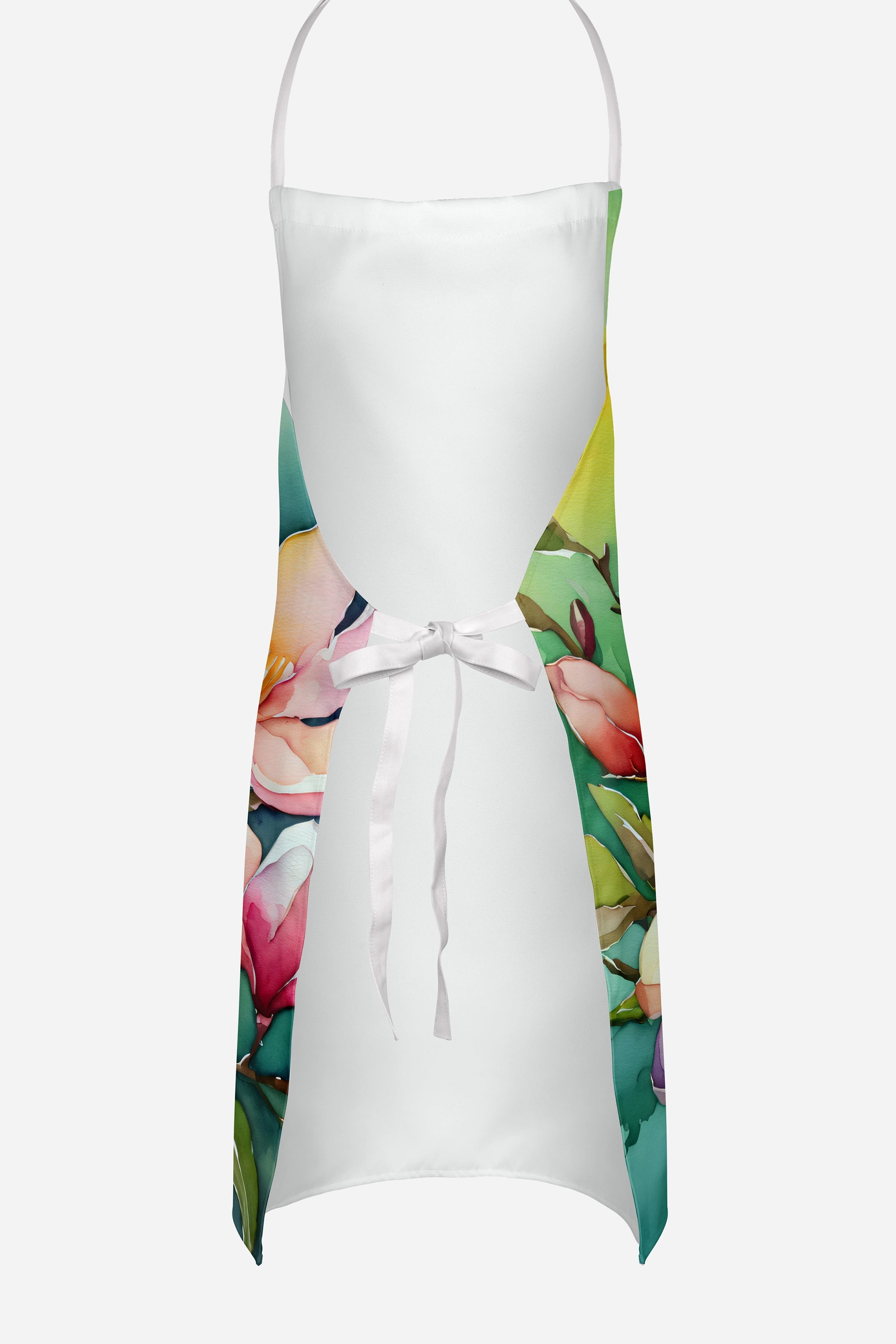 Louisiana Magnolias in Watercolor Apron 27 in x 30 in