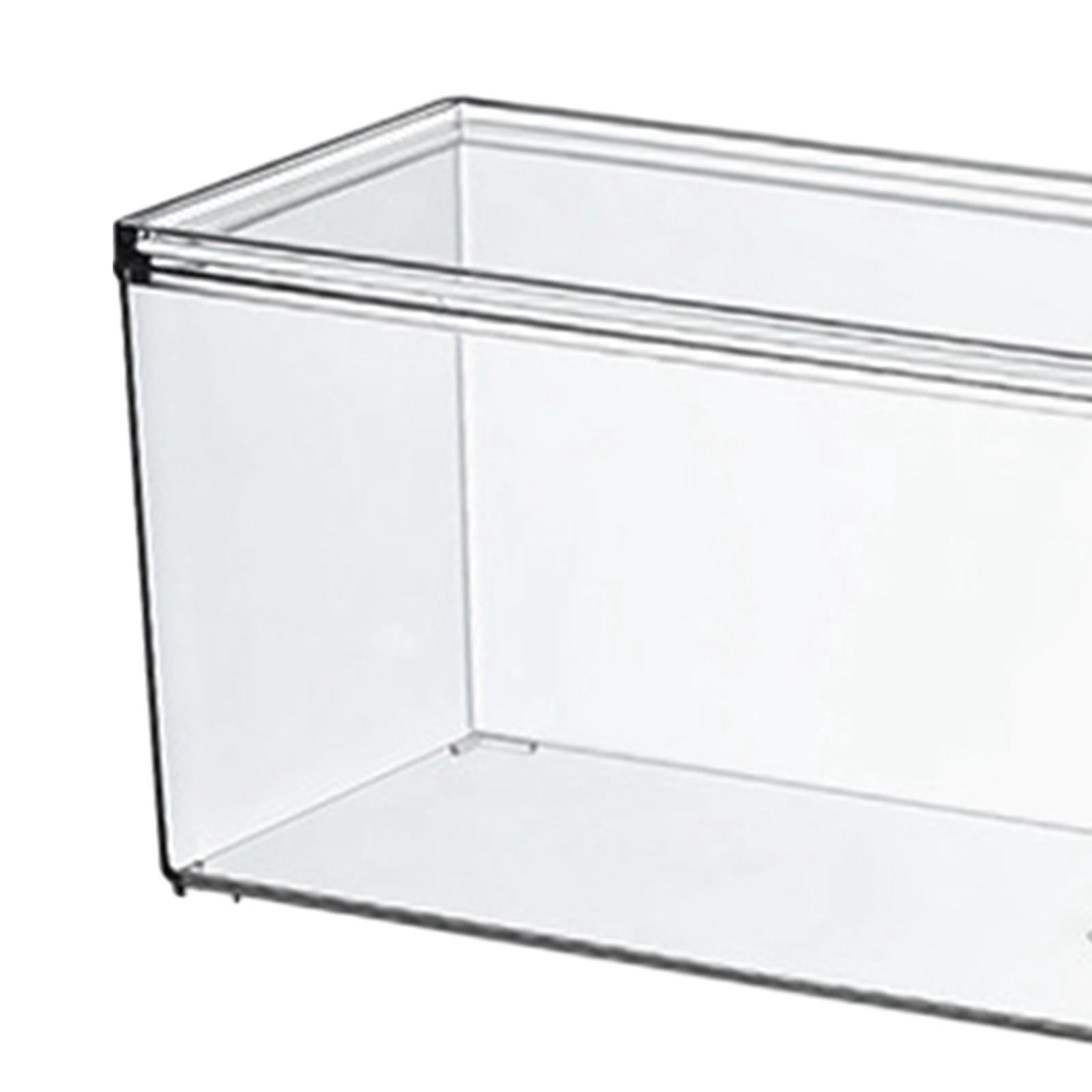Esquirla Fridge Organizer Chopstick Storage Box Food Storage Bin Multipurpose Flatware Tray Vanity Organizer for Spoons Fruit Cabinets Large and Drain Tray