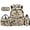 Duck Camo, variant on Yuyamidu Camo Fishing Pattern 17-Inch Kids Backpack Set, 4Pcs School Bookbag with Lunch Box Pencil Case Bottle Sleeve, Kids Travel Daypack for Boys Girls Kids