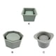 thumbnail image 3 of Wosthever Molde de yeso para maceta, herramientas de fundición DIY geométricas suculentas, molde para portavelas, suministros para hacer candelabros para Jardín y Patio Tipo 2 Wosthever HA066474-02, 3 of 6