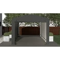 thumbnail image 2 of Sheltertube Wind And Snow-Load Rated Garage, 10X27X8 Grey, 2 of 12