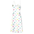 thumbnail image 6 of Fengqque Women's Casual Summer Maxi Dresses Sleeveless V-neck Spaghetti Strap Loose Dresses Multicolor L(L), 6 of 8