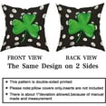 thumbnail image 3 of St Patricks Day Pillow Covers 16X16 Inch Watercolor Clover Decorative Pillow Cases Set of 2 Polka Dot Shamrock Spring Throw Pillows Farmhouse Decor for Sofa Bedroom Couch Living R, 3 of 5