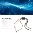 thumbnail image 4 of RC Boat Esc, impermeable 50A Adelante Atrás Resistente de Doble Vía RC Boat Esc para Propulsores Submarinos de 12-25,2 V, 4 of 7