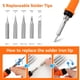 thumbnail image 3 of Kit de soldador BILIPLE, kit de pistola de soldar digital LED de 90 W, temperatura ajustable (180 °C, 3 of 8