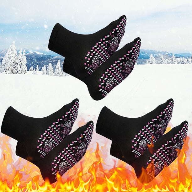 Calcetines Autocalentables Xihbxyly para Hombre y Mujer Invierno