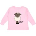 thumbnail image 3 of Inktastic Baa. Cute Sheep Design Boys or Girls Long Sleeve Toddler T-Shirt, 3 of 5