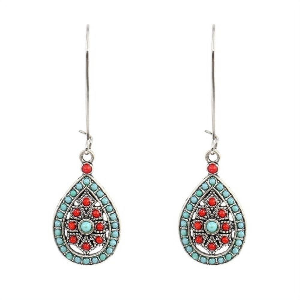 KI-8jcuD Earrings Silver Stud Fashion Diamond Gem Drop