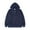 Navy, variant on OJinShaWanO Red Sweatshirt Men's Autumn and Winter Solid Color Hooded Cardigan Casual Sweatshirt