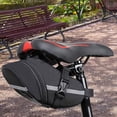 thumbnail image 2 of QJUHUNG 1pc Premium Bike Saddle Storage Bag - Waterproof  Durable  Easy-Install Cycling Accessory for Mountain Road MTB Bicycle - Convenient Bike Seat Organizer with Reflective Strip for, 2 of 5