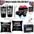 thumbnail image 2 of Gamer Gifts Sets for Boys, Birthday Christmas Cool Gaming Gift, Gaming Throw Blanket Tumblers Funny Pillow Covers Socks Keychain and Gifts Box for Easter Basket Graduation Men Girl Teen Gamer Lover, 2 of 10
