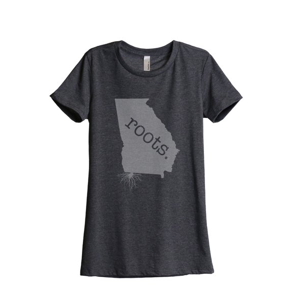 Thread Tank Designs - Home Roots State Georgia Women Relaxed T-Shirt Tee