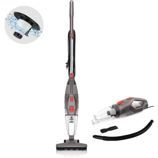 MOOSOO Vacuum Cleaner Lightweight Corded Stick Vacuum Cleaner for Hard