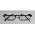 thumbnail image 2 of NEW THALIA GRAZIA WOMENS/LADIES DESIGNER FULL-RIM RED / LAVENDER POPULAR SHAPE UPSCALE SLEEK VISION CARE FRAME DEMO LENSES 50-16-135 FLEXIBLE HINGES EYEGLASSES/EYE GLASSES, 2 of 9