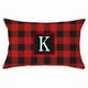 thumbnail image 1 of Funda de almohada navideña con diseño de muñeco sin rostro, gnomo enano, duende, enrejado, árbol de Navidad, copo de nieve, lino estampado, funda de almohada para sofá, funda de almohada de piel de me, 1 of 1