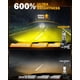 thumbnail image 3 of Faros antiniebla Auxbeam 2025 9006 3000K Amarillo Dorado 12000LM, 3 of 7
