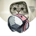 thumbnail image 4 of Flmtop Sac Porte-Chien Confortable Ventilé EVA Sac d'Entrée pour Animaux de Compagnie pour Extérieur Noir, 4 of 9