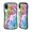 Iridescent, variant on Head Case Designs Oil Slick Prints Splatter Hybrid Case Compatible with Apple iPhone 12 / iPhone 12 Pro