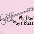 thumbnail image 2 of CafePress - Dad Plays Bass Infant Bodysuit - Baby Light Bodysuit, Size Newborn - 24 Months, 2 of 4