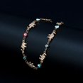 thumbnail image 5 of Pulsera de elefante con cuentas de mal de ojo turco de la suerte para mujeres, adolescentes, madres, hecha a mano, con cadena de eslabones ajustable con esmalte de mal de ojo, 5 of 5
