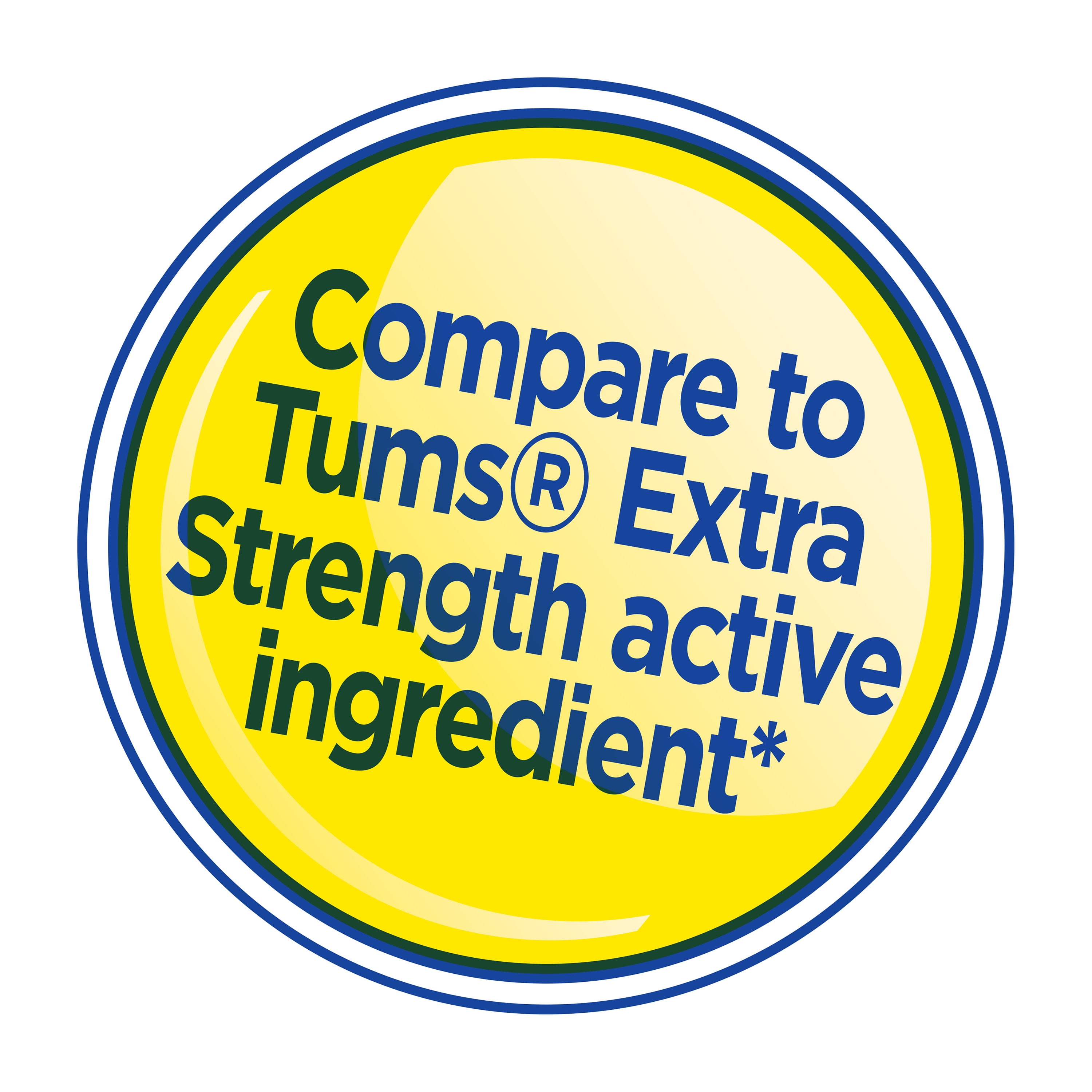 Equate Extra Strength Antacid Chewable Berry Tablets, 750 mg, 96 Ct