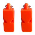 thumbnail image 3 of Juego de 2 silbatos, silbato de emergencia, silbato de señales, silbato de entrenamiento de árbitros naranja, 3 of 8