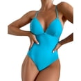 thumbnail image 2 of Traje de baño hueco de una pieza, traje de baño de una pieza, traje de baño de una pieza sin espalda, traje de baño para mujer optimizado para la excelencia, 2 of 8