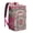 Rose-red-5, variant on Zen Meditation Mandala Pattern Cooler Backpack, Leakproof Waterproof Insulated Lunch Bag, Mystic Ethnic Design for Yoga Retreats, Travel