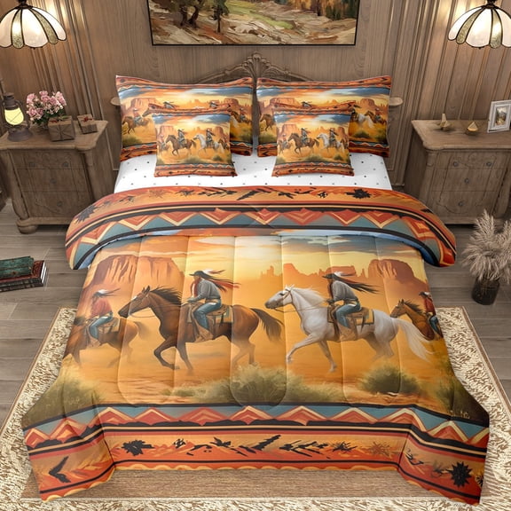 Homewish Fishing Theme Twin Bedding Sets 7-Piece for Female Men Adults,Big Bass Fish Bedding Comforter Set Microfiber,River House Breathable Sheet Sets,Ultra Soft Home Decor,Reversible