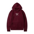 thumbnail image 7 of Maean Womens Sweatshirt Bow Printed Cute Pullover Long Sleeve Lightweight Loose Hoodies Sweatshirts with Pockets, 7 of 7