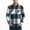 A-Navy Blue, variant on Mens Coat Shirt Long Sleeve Flannel Jacket Classic Plaid Shirt Lightweight Hunting Shirt