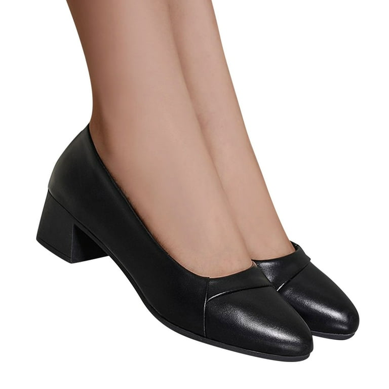 Women's no heel hot sale formal shoes