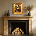 thumbnail image 2 of American Art Decor Ornate Framed Mona Lisa Canvas Print by Leonardo da Vinci - 18.5" x 22.25", 2 of 8