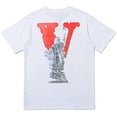 thumbnail image 5 of Estatua de la Libertad Hip Hop Camiseta Letra Impresión Algodón Moda Suelta Pareja Crew Top para GenMaiGou, 5 of 5