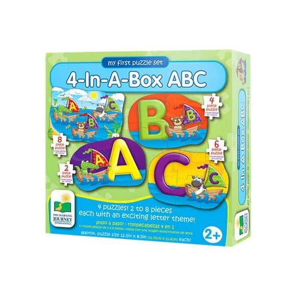 The Learning Journey My First Puzzle Set - Casse-Tête 4-en-Boîte - ABC - Casse-Tête