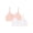 Light Pink/White, variant on Wonder Nation Girls Seamless Bra, 2-Pack, Sizes S-XXL