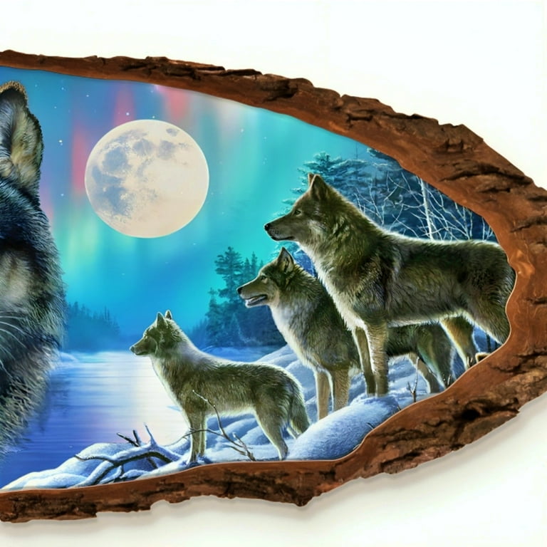 The Bradford Exchange Spirit Of The Wilderness Wall Clock