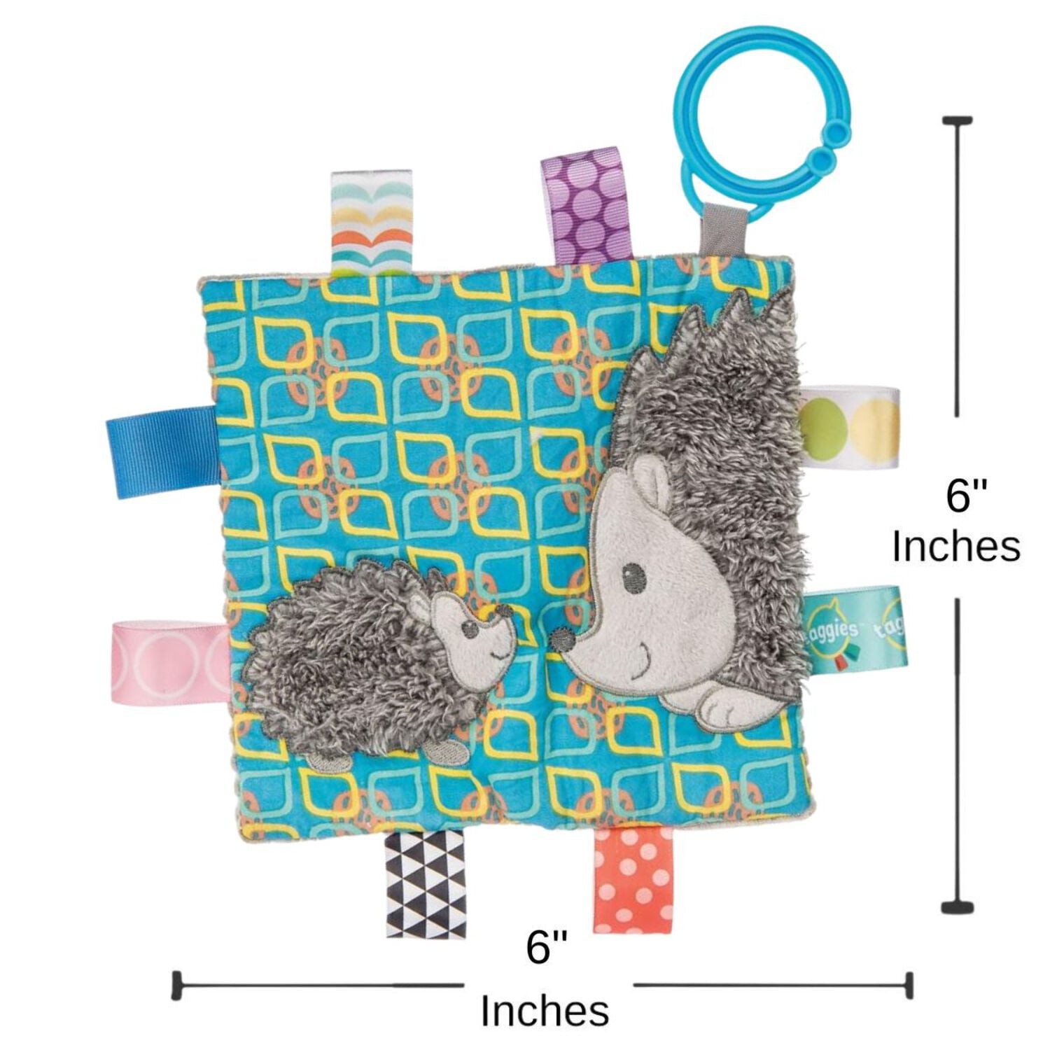 Taggies Crinkle Me Baby Toy, Heather Hedgehog