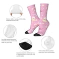 thumbnail image 6 of Goofa Butterfly 1 Printed Men's Crew Socks, Soft Durable Breathable Moisture-Wicking with Odor Control Cotton socks, 6 of 9