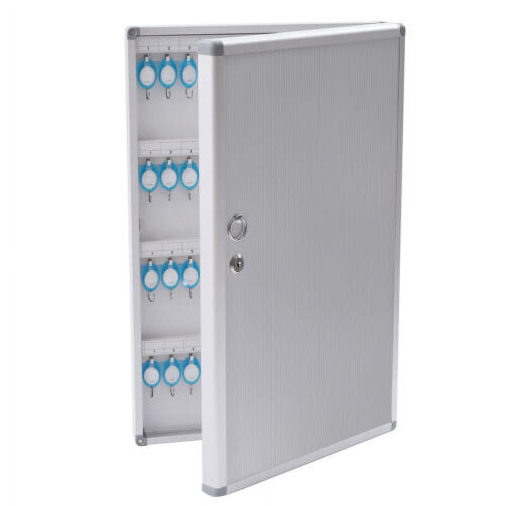 Wall Mount 96 Key Storage Cabinet Lock Box Safe Organizer Car Dealership Holder