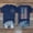 Dark Blue, variant on T Shirts For Women Men'S Flag Casual Patriotic Top We The People Years Tee Years Short Sleeve Tee V-Neck American Flag Holiday Tee Retro Indepen Blackish Green M