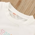 thumbnail image 6 of Icvfdpl Girls Fashion Tops Toddler Birthday Letter Printing Casual Round Neck T Shirt Sweatshirt Long Sleeved Top Children'S Clothing Outwear, 6 of 7