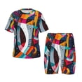 thumbnail image 1 of Balery Abstract Jazz Instrumental Conjunto de Pijama Infantil de Manga Corta con Estampado – Ropa de Dormir de Algodón Suave-XX-Large, 1 of 6
