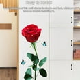 thumbnail image 3 of Autocollants Muraux Fleurs Roses Rouges Design Impression Art Fleurs Décoration Impression Mignonne Fournitures d'Image Salon Chambre Auto-Adhésif, 3 of 7