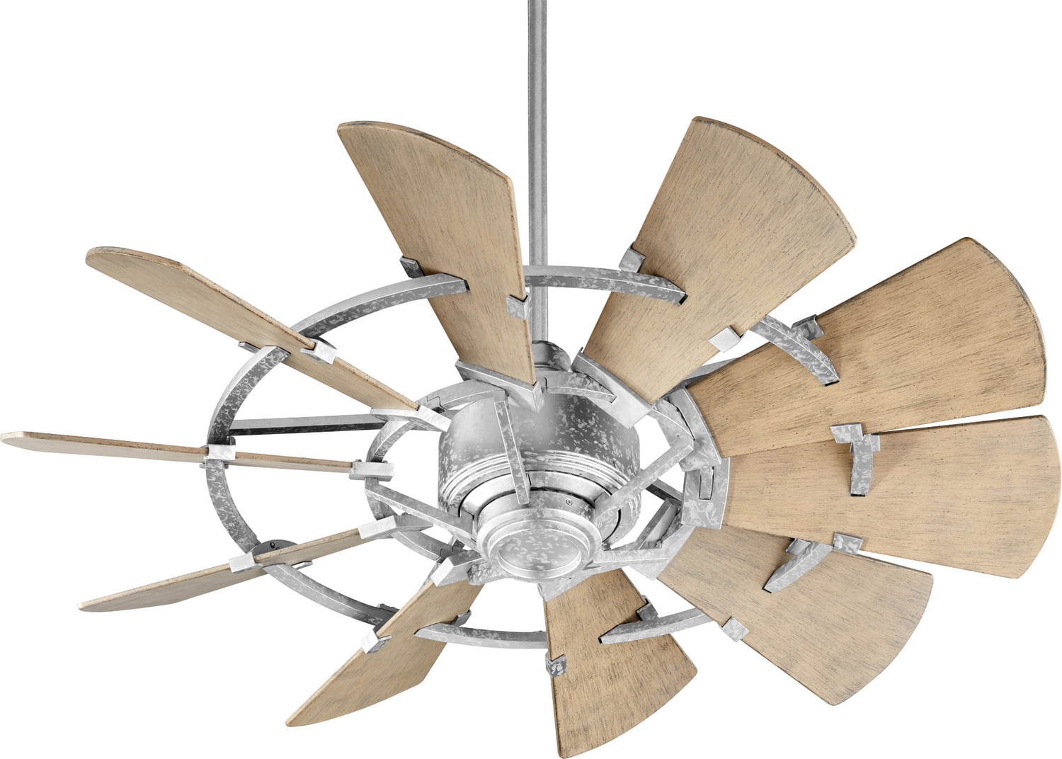 Quorum 194410-9 44``Patio Fan Windmill Galvanized by Quorum