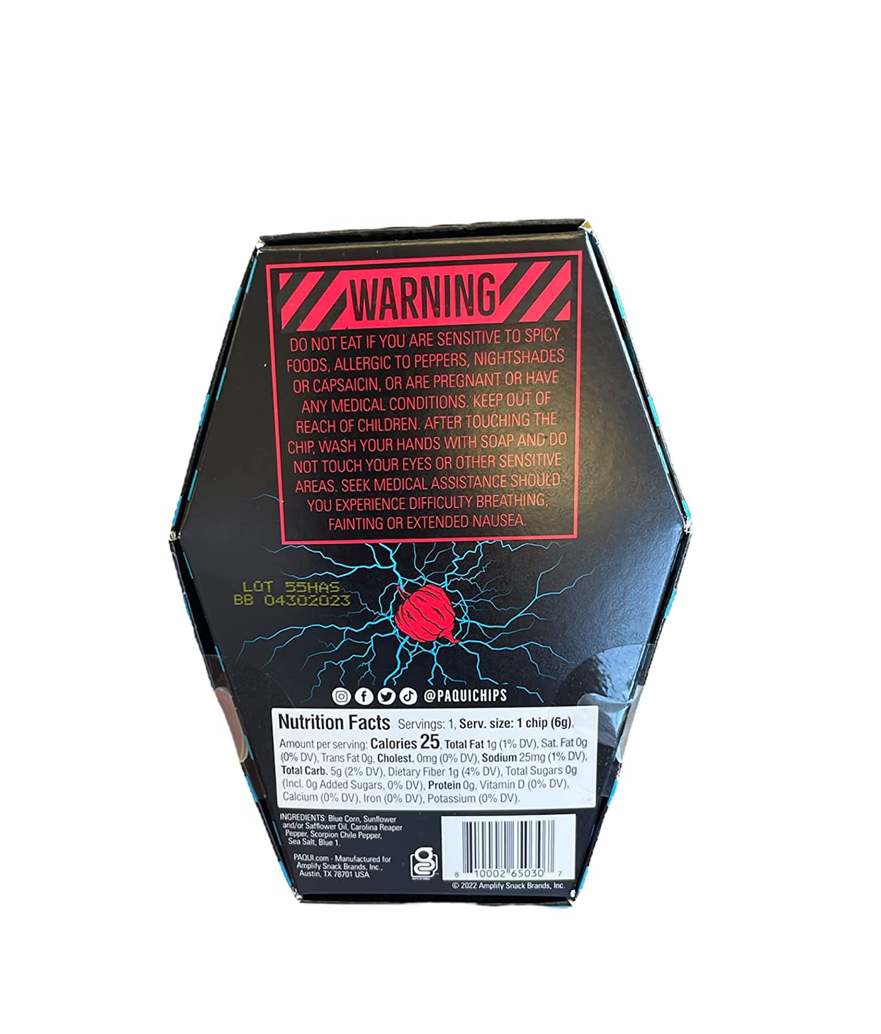 Buy Paqui Carolina Reaper Madness 2022 One Chip Challenge Tortilla