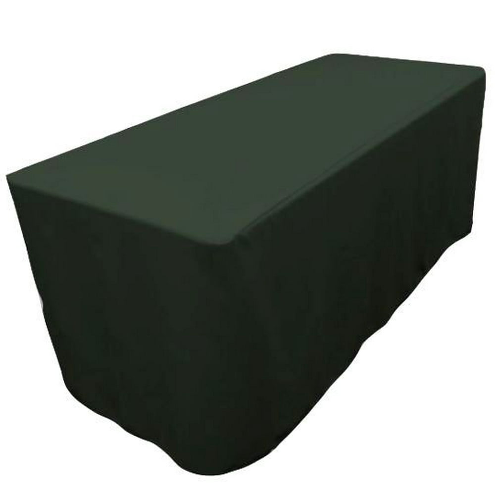 5' ft. Fitted Polyester Table Cover Wedding Banquet Event Tablecloth 21