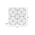 thumbnail image 6 of InHome Neutral Vega Peel & Stick Embossed Tile Backsplash, 6 of 6